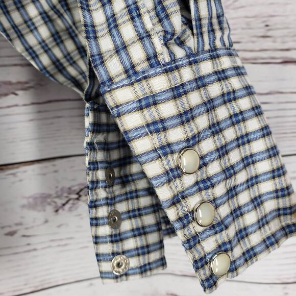 Express Riders Western Pearl Snap Button Up Long Sleeve Shirt Size 2XL - Picture 16 of 16